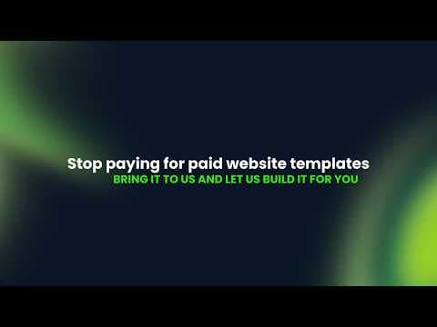 Web Development showreel